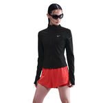 V&ecirc;tements Nike Nike Swift Half-Zip Maillot De Course Femmes-Noir,Argent