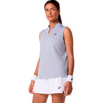 V&ecirc;tements de tennis ASICS ASICS Court D&eacute;bardeur tank top Femmes-bleu gris