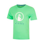 V&ecirc;tements de tennis Quiet Please Quiet Please Advantage Logo T-shirt Gar&ccedil;ons - vert, blanc