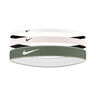 Nike Flex Classic Mixed Bandeau Pack De 3-Pink,Blanc
