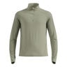 Zeroweight Warm Mid Layer 1/2 Zip Maillot De Course Hommes-Vert Olive