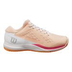 Chaussures de tennis Wilson Wilson Rush Pro ACE CLY Chaussure Terre Battue Femmes-Abricot, Blanc