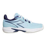 Chaussures de tennis Diadora Diadora Trofeo 2 Chaussure terre battue Femmes - bleu clair, bleu fonc&eacute;