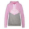 Salia Lifestyle Sweat À Capuche Femmes-Rosé, Gris Clair