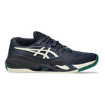 Chaussures de tennis ASICS ASICS Gel-Resolution X Chaussures toutes surfaces Hommes-bleu fonc&eacute;, cr&egrave;me
