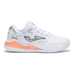 Chaussures de padel Joma Joma Spin Chaussures Padel Femmes-Blanc,Corail