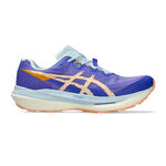 Chaussures de running ASICS ASICS Fuji Speed 4 Chaussure trail Unisex-bleu, orange