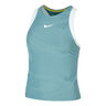 Court Dri-Fit Slam Débardeur Tank Top Femmes-Bleu Petrol, Bleu Clair