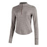 Swift Half-Zip Maillot De Course Femmes-Marron