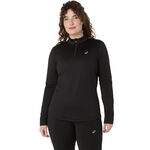 Vêtements ASICS ASICS Core Winter 1/2 Zip Maillot De Course Femmes-Noir