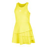 Flounce Robe Femmes - jaune, blanc
