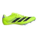 Chaussures de running adidas adidas Sprintstar Spikes Unisex-vert fluo, noir