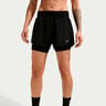 Dri-Fit One Mid Rise 2in1 3in Shorts Femmes-noir, blanc