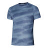 DryAeroFlow Graphic Maillot De Course Hommes-Bleu,Bleu Clair