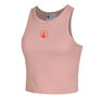 Crossroad Ribbed Débardeur Tank Top Femmes-Vieux Rose, Rouge