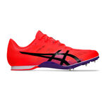Chaussures de running ASICS ASICS Hyper Mid Distance 8 Spikes Unisex-rouge, noir