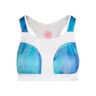Singa Tech Soutien-gorge Sport Femmes-Blanc,Bleu Clair