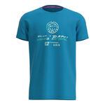 Vêtements BIDI BADU BIDI BADU Good Vibes Logo T-shirt Hommes-Bleu