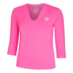 Vêtements BIDI BADU BIDI BADU Crew V-Neck Haut Manches Longues Femmes-Pink