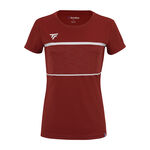 V&ecirc;tements Tecnifibre Tecnifibre Team Tech T-shirt Femmes-Rouge Fonc&eacute;