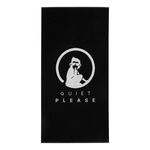 Serviettes Quiet Please Quiet Please Performance 70x140cm Serviette-Noir