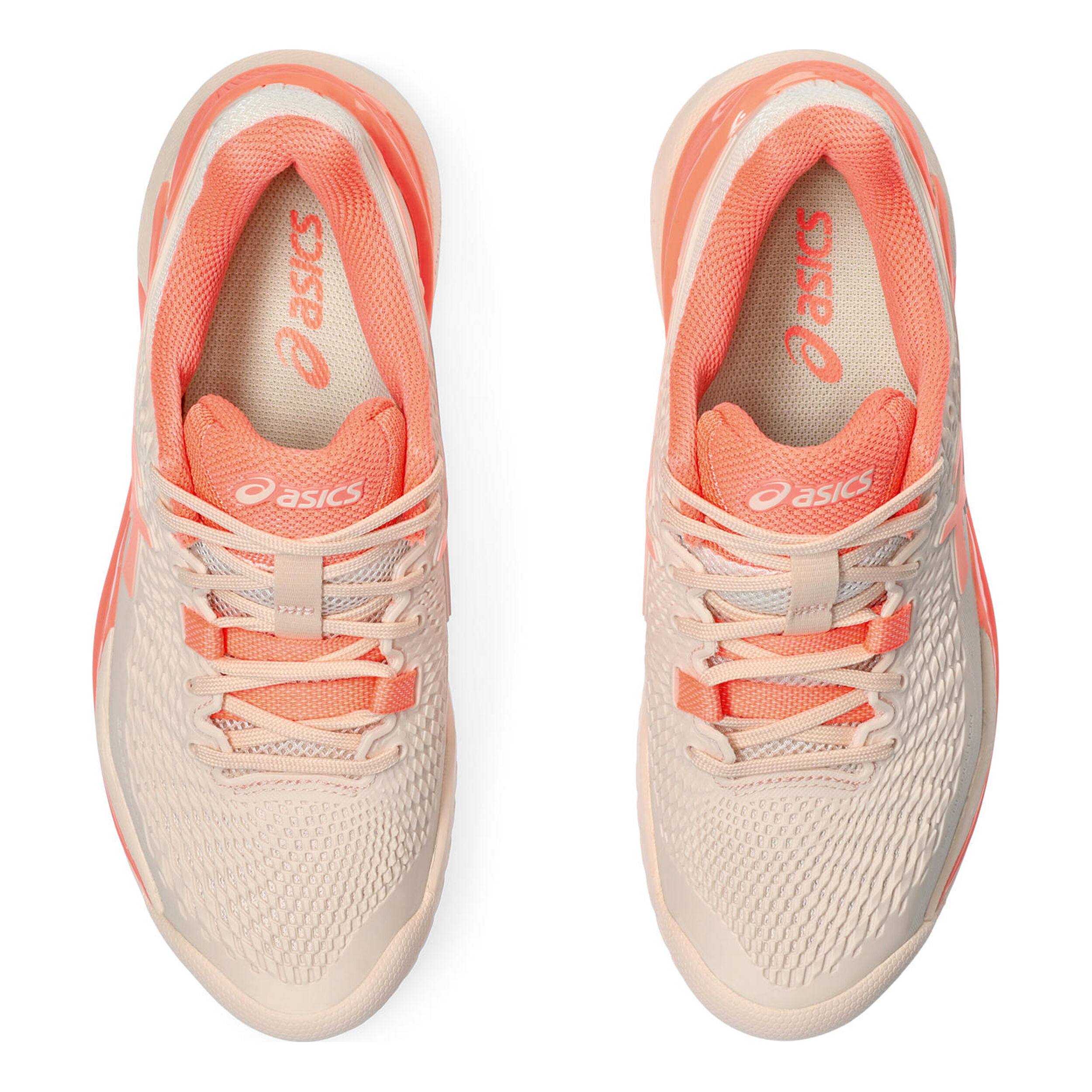 Buy ASICS Gel Resolution 9 Chaussure Tout Terrain Femmes Abricot Corail online Tennis Point CH