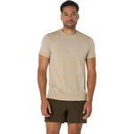 V&ecirc;tements ASICS ASICS Road Seamless Maillot de course Hommes-beige