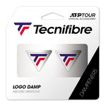 Accessoires raquettes Tecnifibre Tecnifibre Logo Damp Tricolore Antivibrateur-Blanc,Bleu