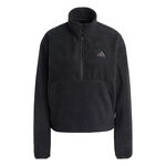 Vêtements adidas adidas Fleece Half-Zip Sweat-shirt Femmes-noir