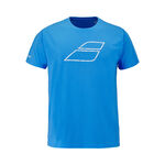V&ecirc;tements Babolat Babolat EX T-shirt Gar&ccedil;ons-bleu clair