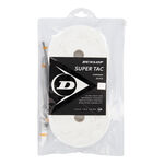 Surgrips Dunlop Dunlop Super Tac Pack De 30-Blanc