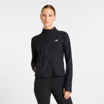 V&ecirc;tements New Balance New Balance Space Dye Full Zip Veste De Surv&ecirc;tement Femmes-Noir