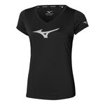 V&ecirc;tements Mizuno Mizuno Core RB Maillot De Course Femmes-Noir