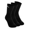 Short Crew Chaussettes de tennis Pack de 3 Unisex - noir, 