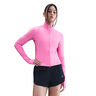 Swift Half-Zip Maillot De Course Femmes-Pink,Argent