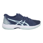 Chaussures de tennis ASICS ASICS Solution Swift FF Chaussure Terre Battue Femmes-Bleu,Blanc