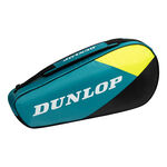 Dunlop Dunlop SX Club Housse De Raquette Lot De 3-Noir,Turquoise