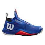 Chaussures de tennis Wilson Wilson Rush Pro Tour MID Chaussures Toutes Surfaces Hommes-Bleu Foncé,Noir
