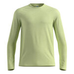 V&ecirc;tements Odlo Odlo Essential Seamless Crew Neck Haut manches longues Hommes-jaune lemon