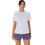 Vêtements ASICS ASICS Core Maillot de course Femmes-blanc