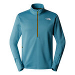 V&ecirc;tements The North Face The North Face Winter Warm Pro 1/4 Zip Maillot De Course Hommes-Bleu Gris