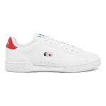 Chaussures Lacoste Lacoste Carnaby Cup Baskets Hommes-Blanc,Bleu Fonc&eacute;