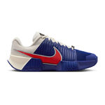 Chaussures de tennis Nike Nike GP Challenge Pro PRM Chaussure Terre Battue Hommes-Bleu Fonc&eacute;,Cr&egrave;me