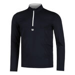 Vêtements Wilson Wilson Elevate Performance Haut Manches Longues Hommes-Bleu Foncé