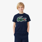 Lacoste Lacoste T-shirt Enfants - bleu fonc&eacute;, vert