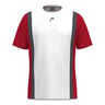 Club 25 Tech T-shirt Hommes-Rouge,Blanc