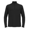Essential 1/2 Zip Haut Manches Longues Hommes-Noir