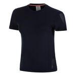 Vêtements De Tennis Wilson W Pro Seamless Tee Classic Navy