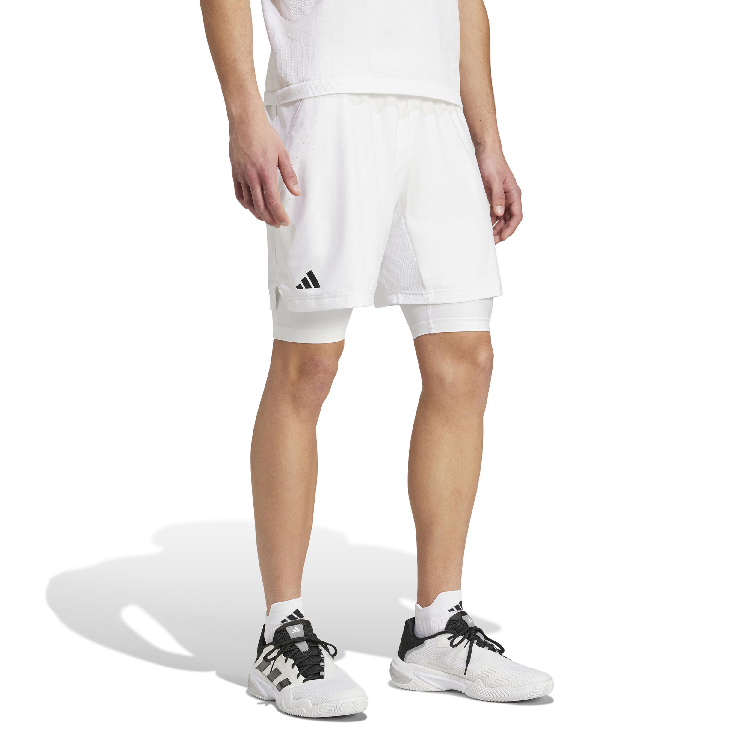 Short blanc adidas homme store