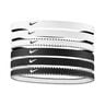 Nike Flex Classic Bandeau Pack De 6-Blanc,Noir